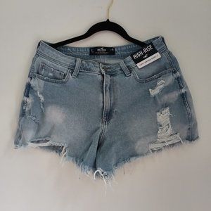 HOLLISTER Curvy High-Rise Vintage Short "HOLLISTER VINTAGE STRETCH" NEW with tag